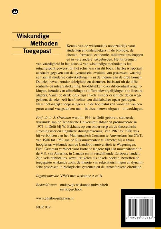 Wiskundige methoden toegepast achterkant