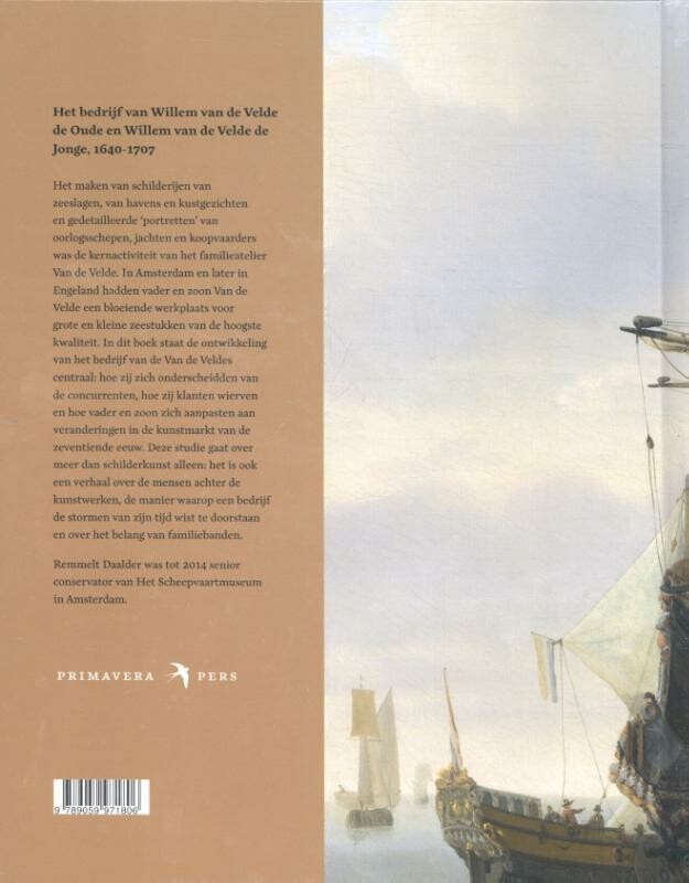 Van de Velde en zoon, zeeschilders achterkant