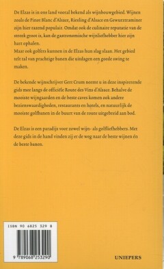 Elzas. Reisgids voor wijn- en golfliefhebbers achterkant