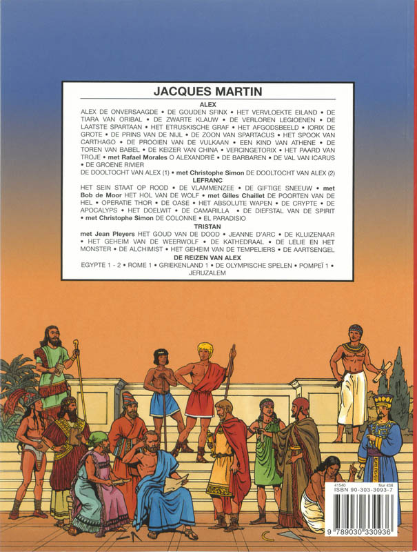 Jeruzalem / De reizen van Alex achterkant