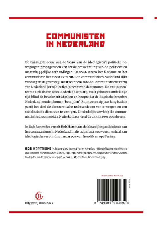 Rode kameraden achterkant