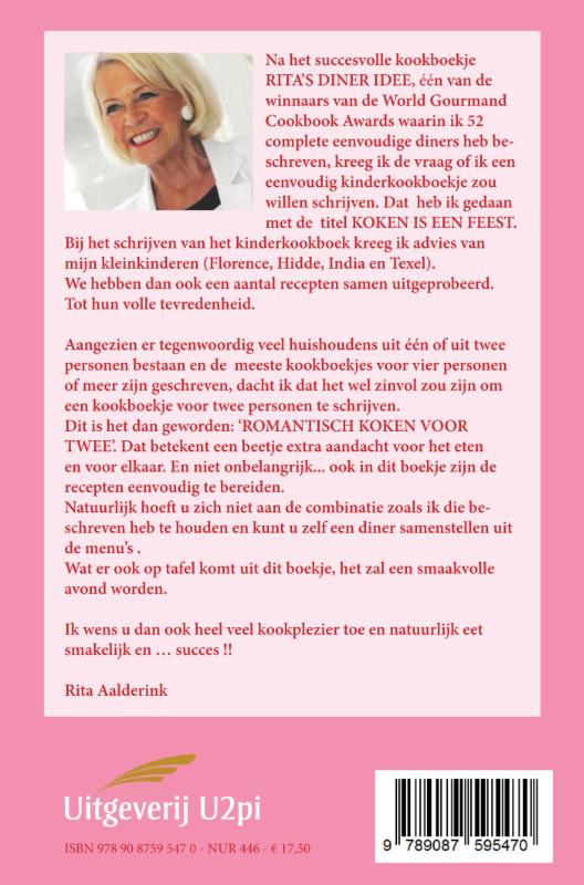 Romantisch koken voor twee achterkant