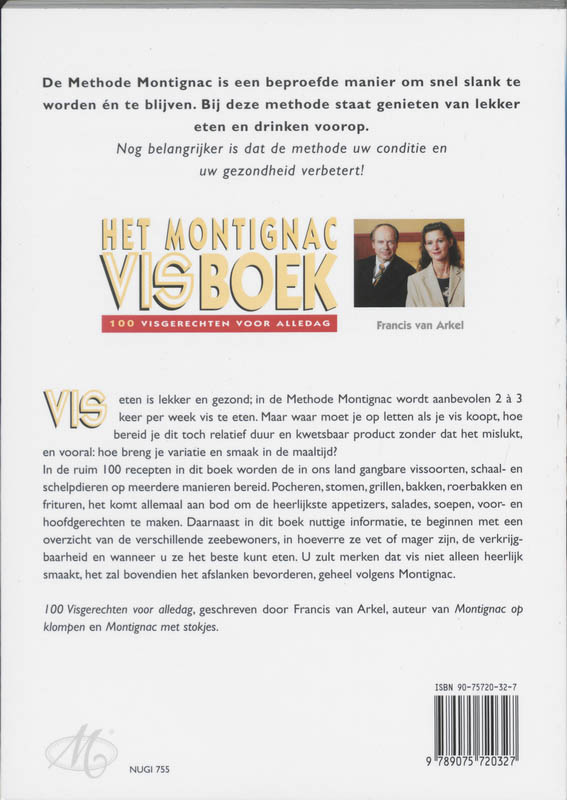 Montignac Visboek achterkant