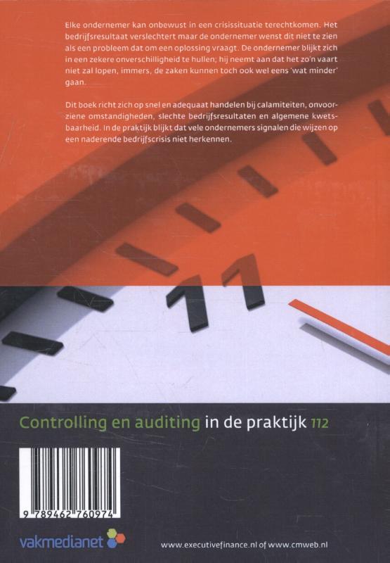 Voorkom een bedrijfscrisis / Controlling & auditing in de praktijk / 112 achterkant