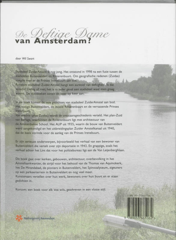 De Deftige Dame Van Amsterdam achterkant