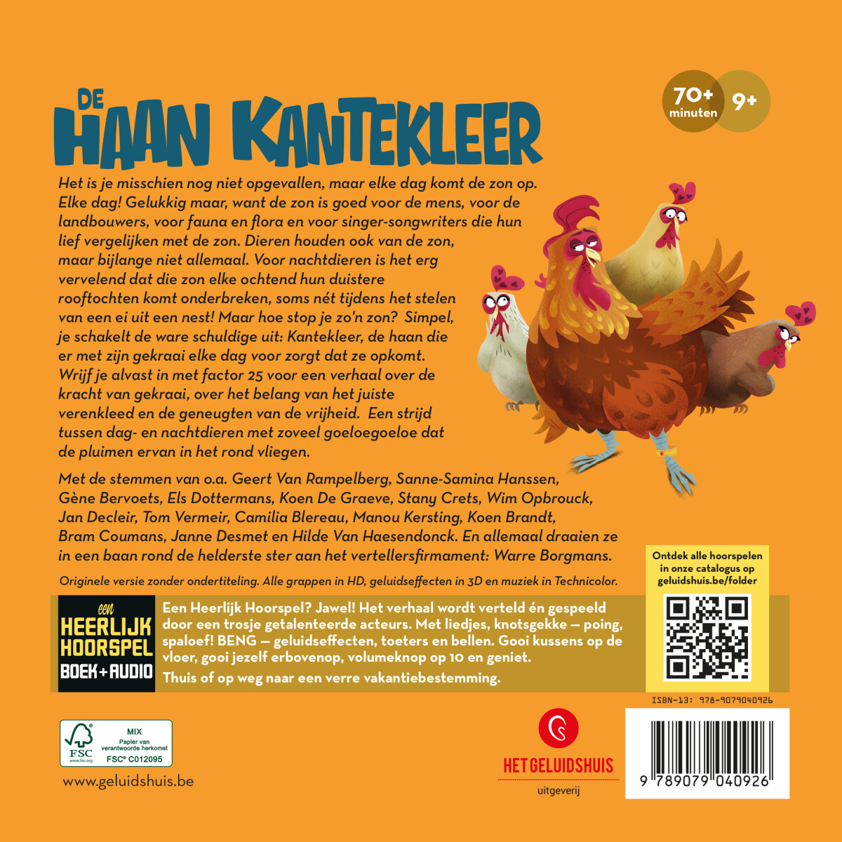 De haan Kantekleer / Een heerlijk hoorspel / 19 achterkant