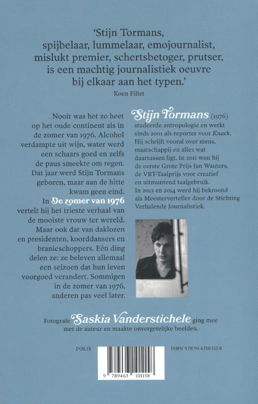 De zomer van 1976 achterkant