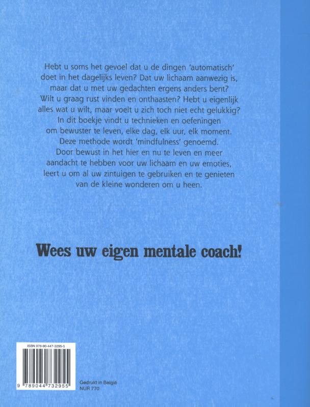 Mindfulness / Werkschrift / Feel good achterkant