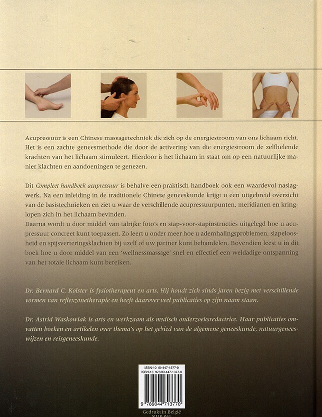 Compleet handboek acupressuur achterkant