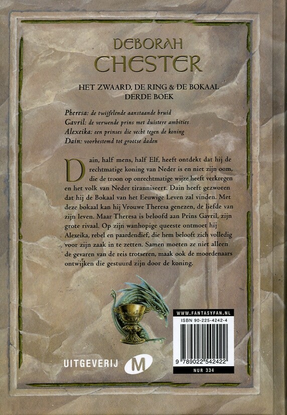 De bokaal / Het zwaard, de ring en de bokaal / 3 De bokaal / Het zwaard, de ring en de bokaal / 3 achterkant