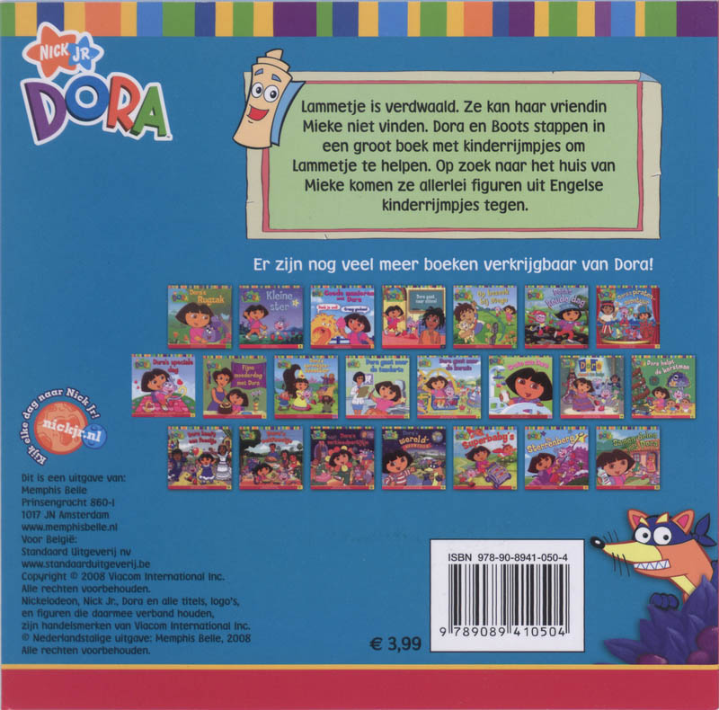 Dora / Dora heeft een lammetje / Dora / 23 achterkant