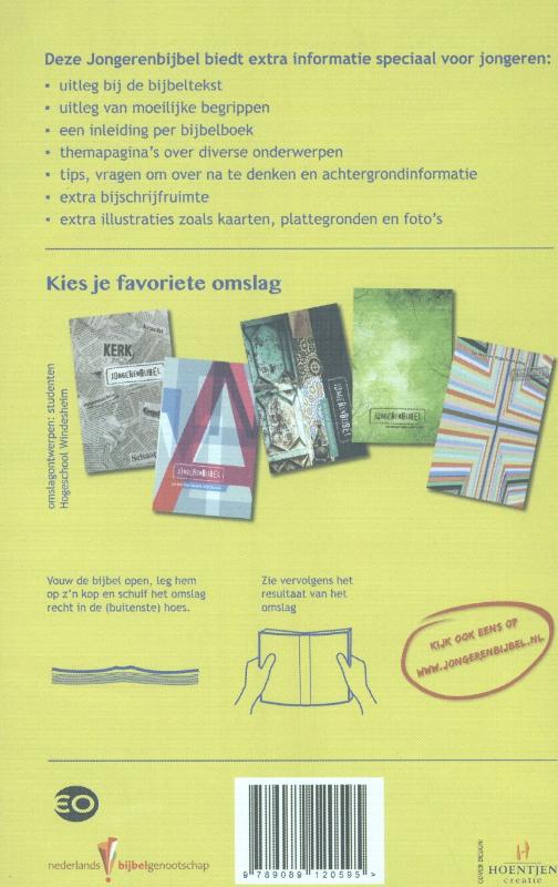 Jongerenbijbel achterkant