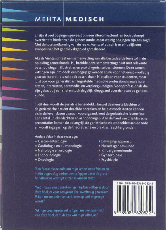 Geriatrie / Mehta Medisch Geriatrie / Mehta Medisch achterkant