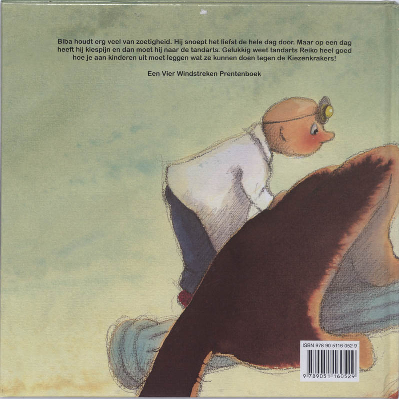 De kiezenkrakers / Een Vier Windstreken prentenboek achterkant