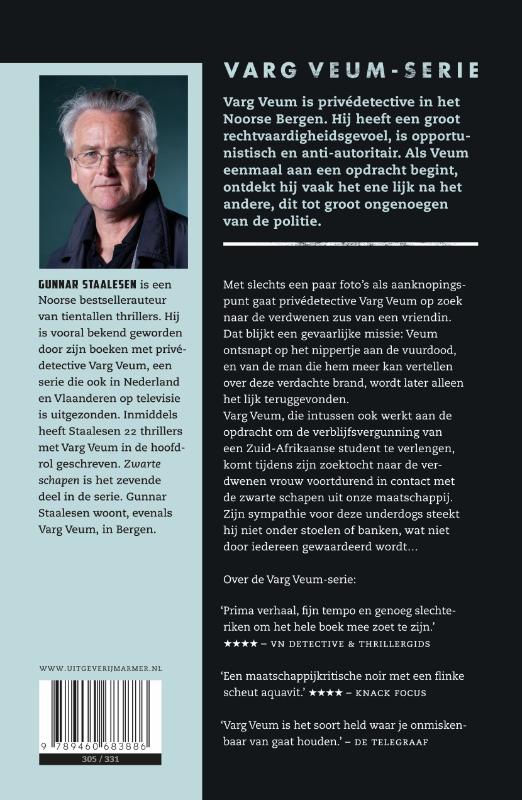 Zwarte Schapen / Varg Veum / 7 achterkant