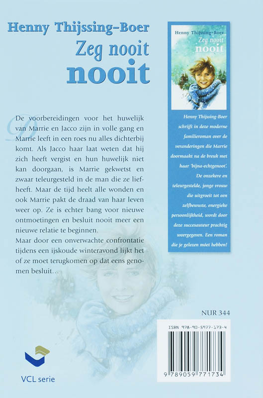 Zeg nooit nooit achterkant