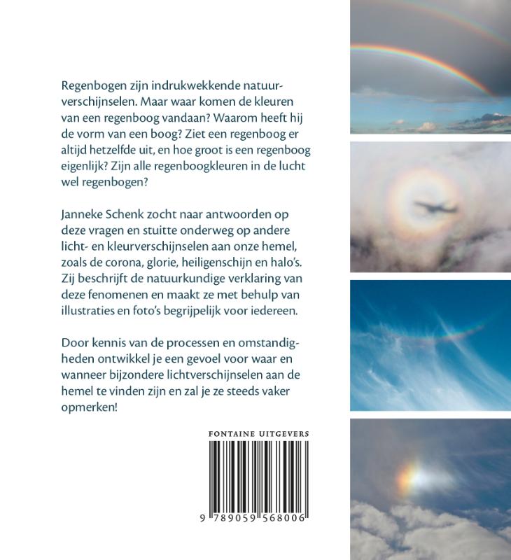 Over de regenboog achterkant