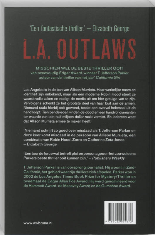 L.A. Outlaws achterkant