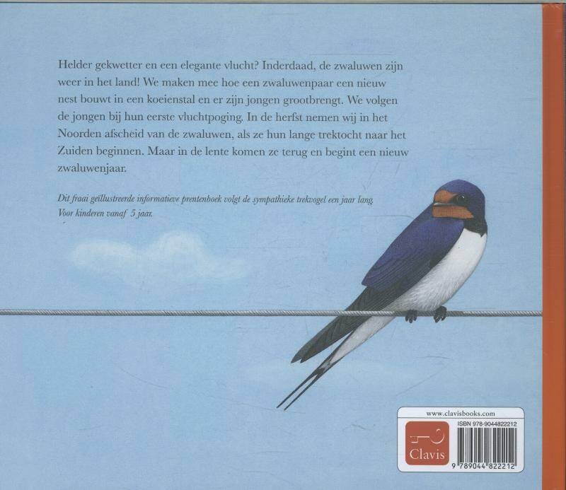 Een jaar met de zwaluw achterkant