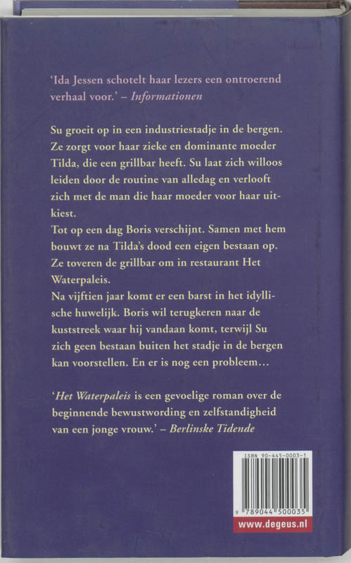 Het Waterpaleis Het Waterpaleis achterkant