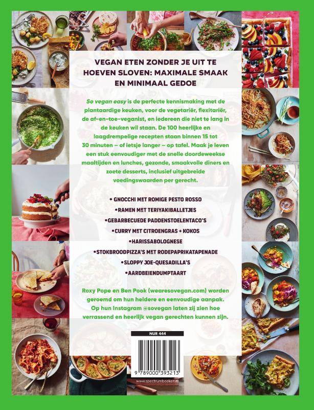 So vegan easy achterkant