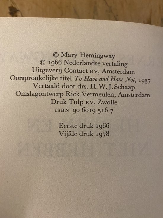 Hebben en niet hebben