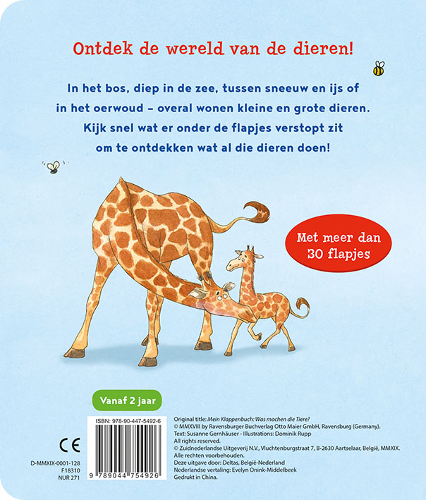 Zo leven de dieren / Mijn leuke kijkboek achterkant