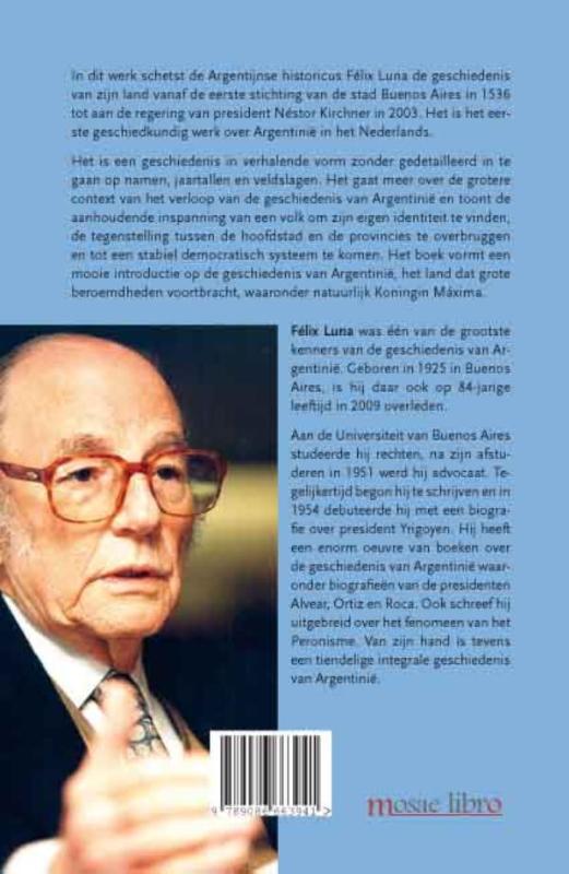 Beknopte geschiedenis van Argentinië achterkant