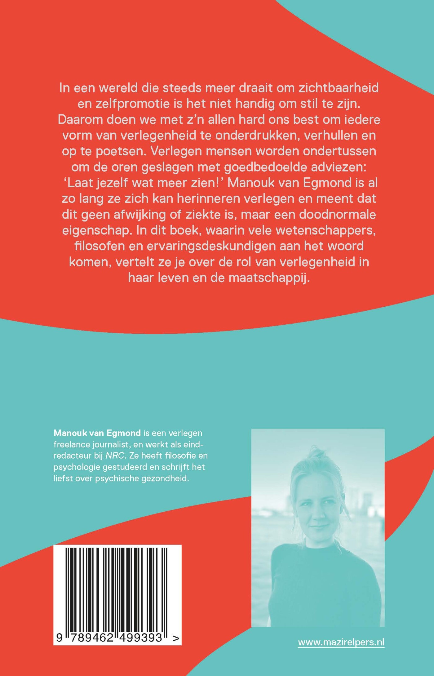 Zelfs vogels zijn verlegen achterkant