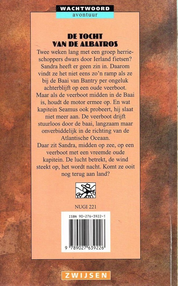 De tocht van de Albatros / Wachtwoord avontuur achterkant