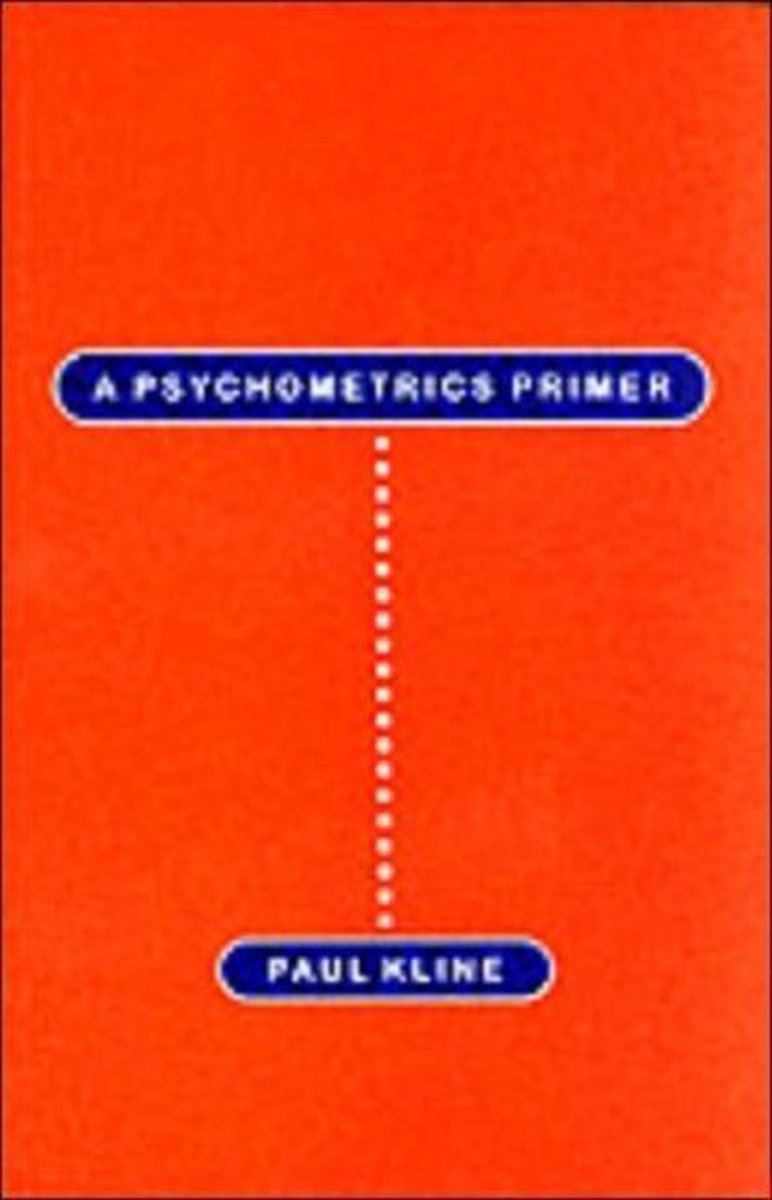 Psychometrics Primer