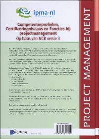 Competentieprofielen, certificeringniveaus en functies bij projectmanagement / Project management achterkant