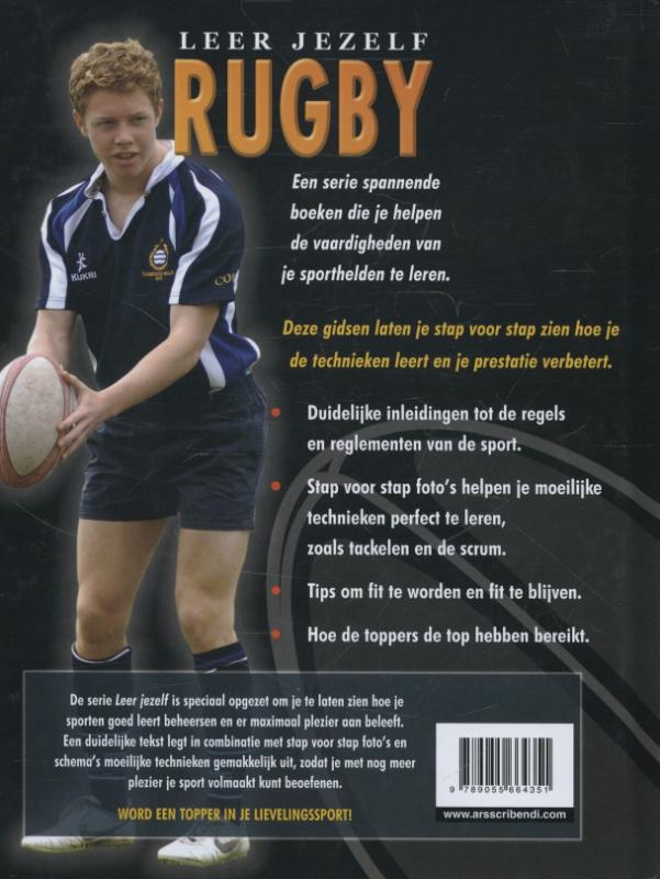 Leer jezelf  -   Rugby achterkant