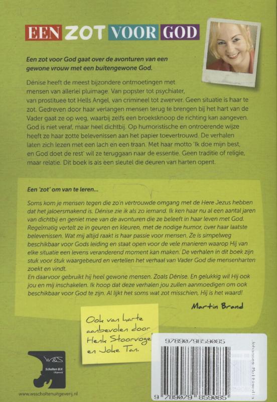 Een zot voor God achterkant