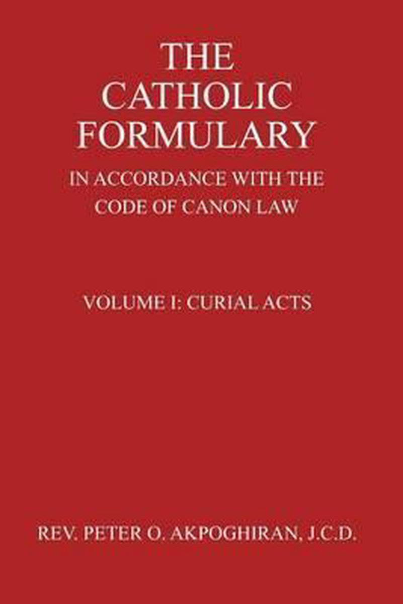 The Catholic Formulary