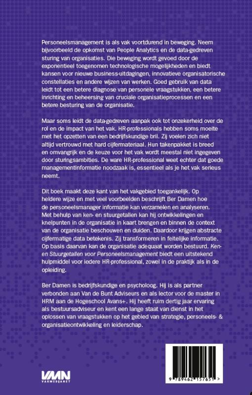 Ken- en stuurgetallen voor personeelsmanagement Ken- en stuurgetallen voor personeelsmanagement achterkant