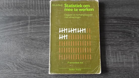 Statistiek Om Mee Te Werken Uitwerkingen
