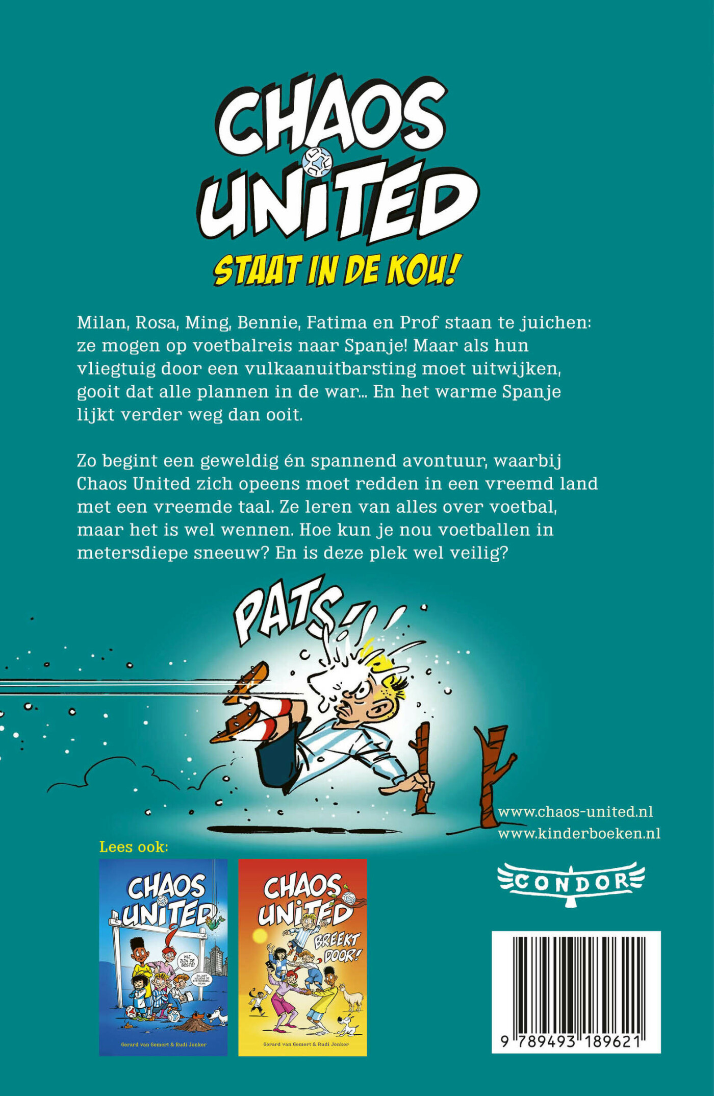 Chaos United staat in de kou! / Chaos United achterkant