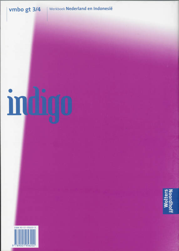 Werkboek 3/4 Vmbo gt Indigo achterkant