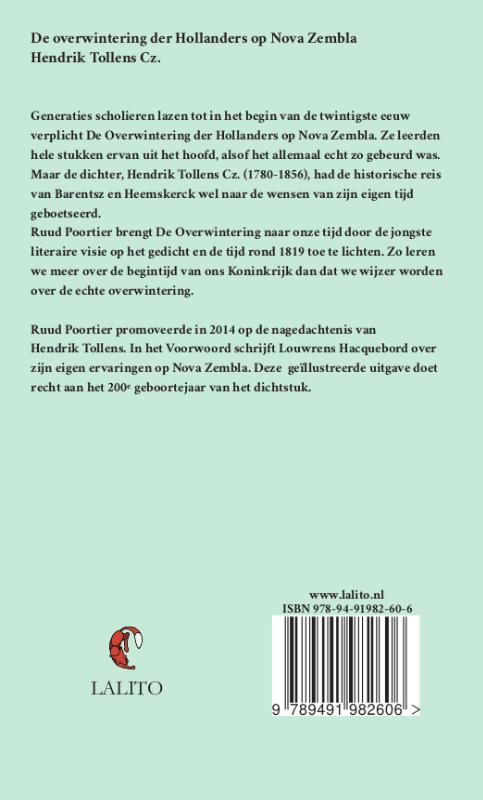 De overwintering der Hollanders op Nova Zembla / Lalito Klassiek achterkant