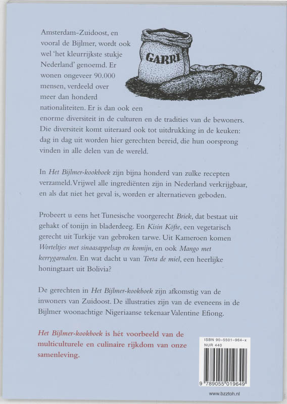 Het Bijlmer-Kookboek achterkant