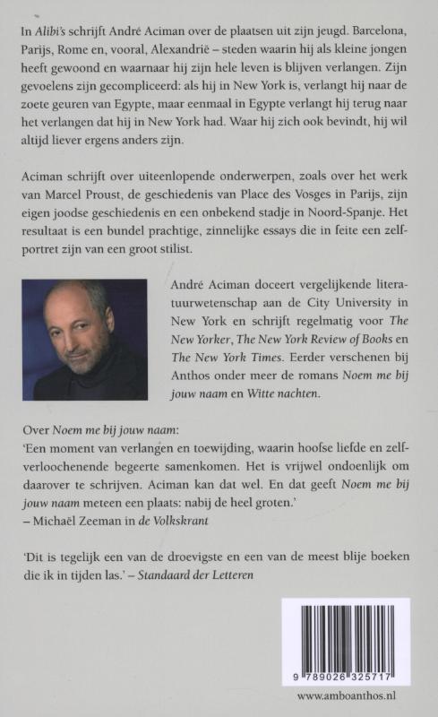Alibi's achterkant