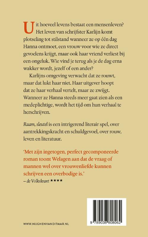 Raam, sleutel Raam, sleutel achterkant