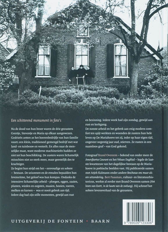 Mariahoeve drie gezusters en de strijd om het bestaan Mariahoeve drie gezusters en de strijd om het bestaan achterkant