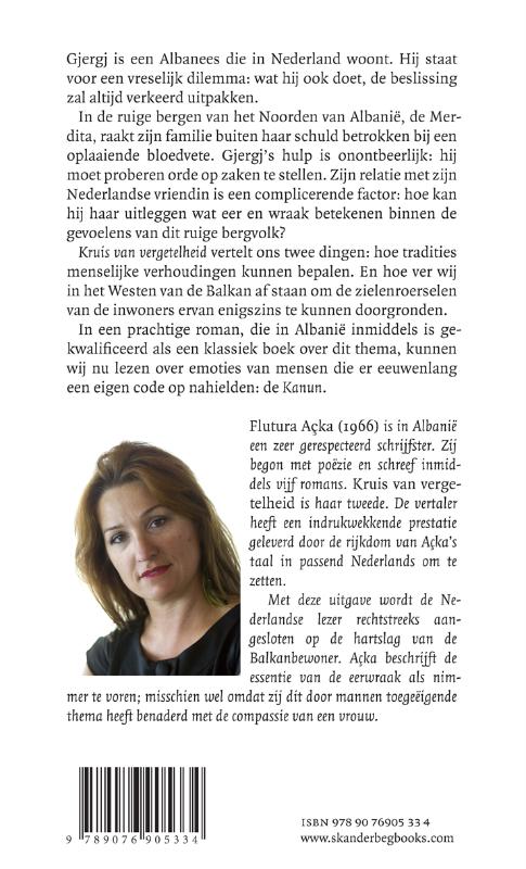 Kruis van vergetelheid achterkant