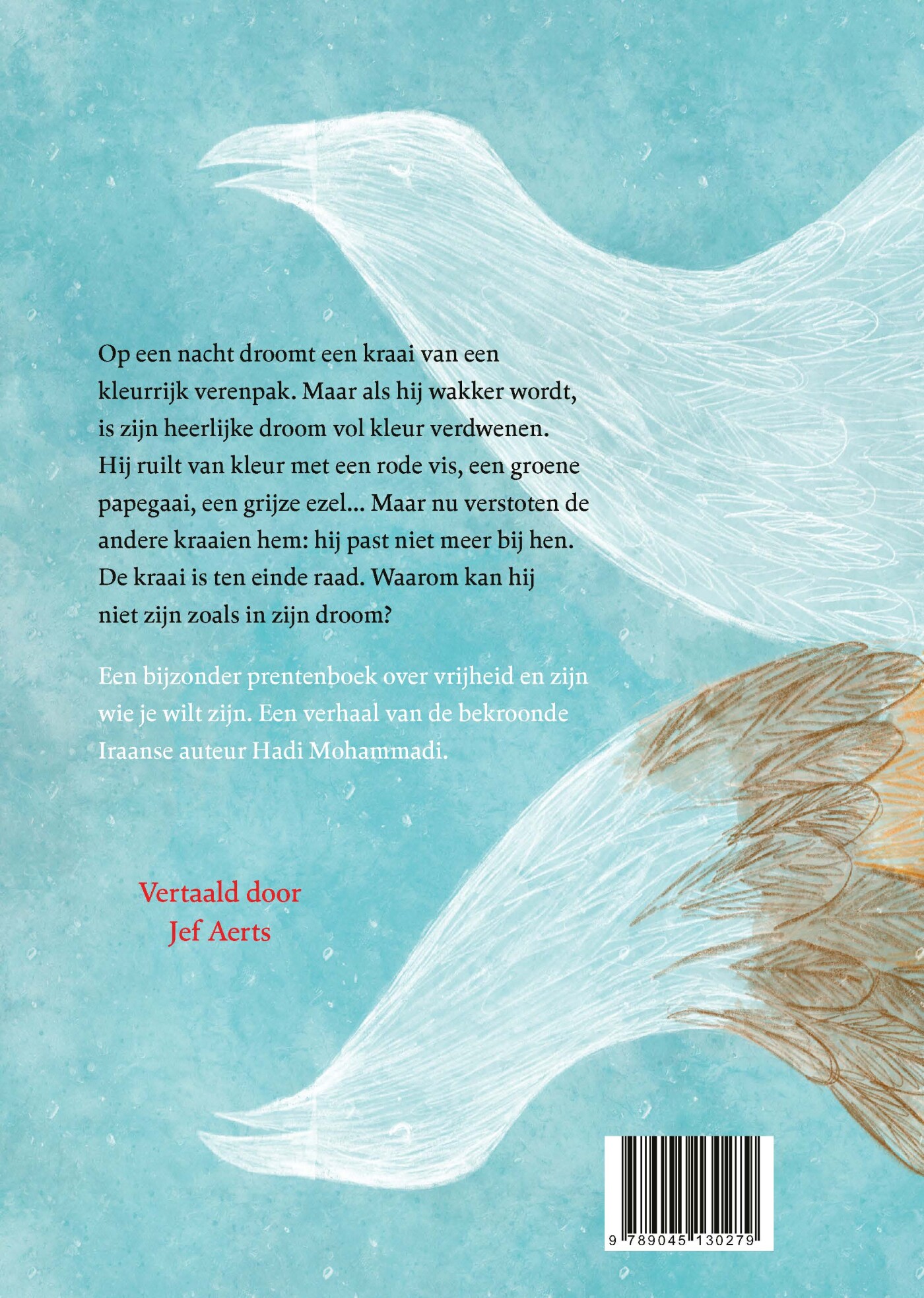 De droom van de kraai achterkant