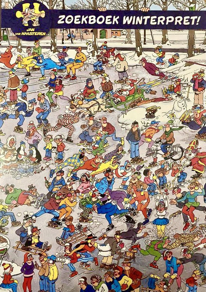 Jan Van Haasteren Boek - Winter Zoekboek 2020 Winterpret