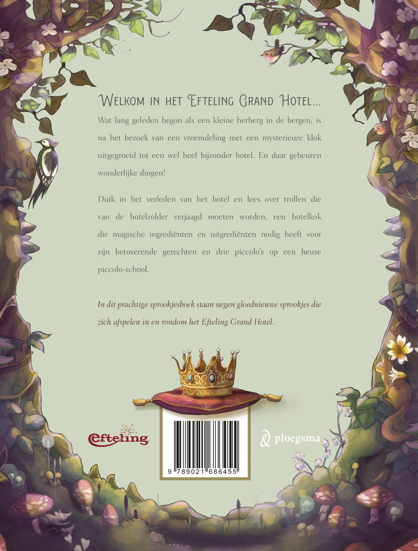 Sprookjes uit het Efteling Grand Hotel achterkant