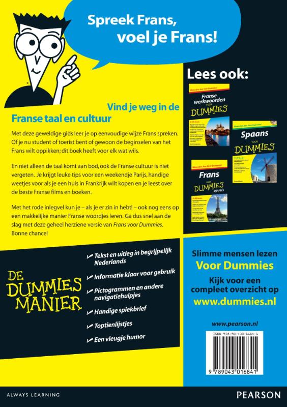 Frans voor Dummies / Voor Dummies achterkant