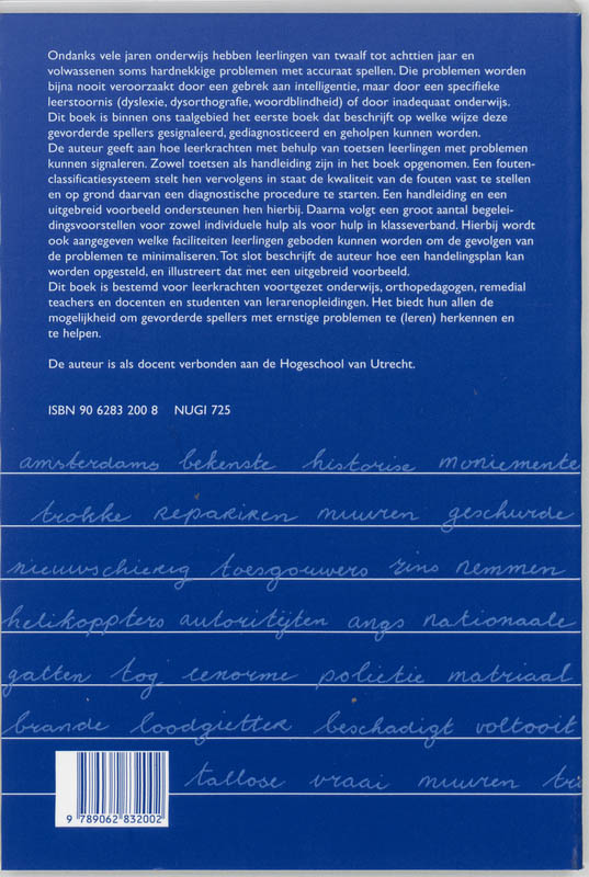 Problemen van gevorderde spellers Problemen van gevorderde spellers achterkant